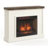 Washington - Fireplace With Mantel - Jasmine Whitewash / Barnwood - Image 2