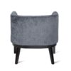 Contemporary Accent Chair With Tufted Diamond Stitching - Charcoal - Image 10