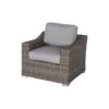 5 Person All Weather Wicker Sectional Seating Group With Cushions - Gray / Gray Mix - Image 7