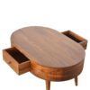 Rounded Coffee Table - Chestnut - Image 5
