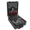 899 Piece Home Repair Tool Set With Rolling Plastic Toolbox, 4 Drawers, General Household Maintenance Kit For Garden, Homeowner, Handyman - Black - Image 5