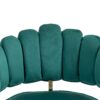 Velvet Home Office Desk Chair, Modern Cute Computer Chair, Wheels Swivel Height Adjustable Task Chair - Emerald - Image 17