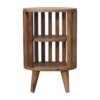 Ariella - Double Shelf Nightstand - Oak - Image 3