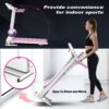 Foldable Treadmill 2.5Hp Electric Folding Treadmill Running Walking Machine For Home Gym, Max 265 Lbs Weight Capacity - Pink / White - Image 6