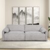 Cleveland - Dual Power Convertible Sofa - Silver - Image 6