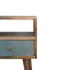 Mini Painted Bedside Table - Lake Green - Image 5