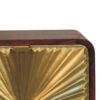 Avora - Brass Embossed 2 Drawer Nightstand - Brown / Golden - Image 7