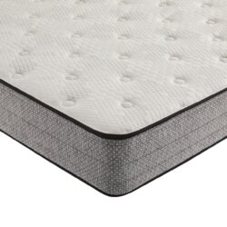 10" California King Mattress With Gel Memory Foam 884 Pocketed Coil - White / Gray