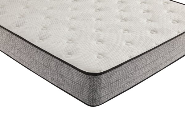 10" Twin Mattress With Gel Memory Foam 884 Pocketed Coil - White / Gray