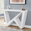 Accent Console Table For Entryway - White - Image 7