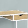 Computer Desk For Home Office, Laptop, Storage Drawer, Contemporary & Modern - Natural - Image 2