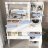 Vanity Desk With Mirror & Light, Large Drawer Three Level Storage Dresser, 3 Lighting Modes Adjustable Brightness, Bedroom Dressing Table - White - Image 5
