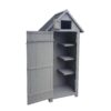 Outdoor Storage, Perfect To Store Patio Furniture, For Backyard Garden Patio Lawn - Natural - Image 9