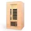 Hemlock - 2 Person Far Infrared Roof Embedded Indoor Sauna Room - Natural Wood - Image 7
