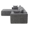 2 Pices Free Combination Minimalist Style Modular Sectional, Wrinkle Resistant Couch Set L Shaped Compressed Sofa For Living Room - Gray - Image 6