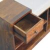 Retreat - Shoe Bench, 1 Drawer - Chestnut - Image 4