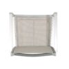Outdoor Rust Proof Aluminum Barstools With Mesh Backrest And Seat (Set of 2) - Silver - Image 11