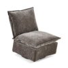 Detachable Chenille Single 360 Swivel Rocking Rocker, 360 Swivel Sofa Chair & Single Sofa Lounge, Comfortable Seating For Living Room & Bedroom, 1 Piece - Dark Gray - Image 6