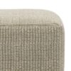 Zelma - Square Woven Outdoor / Indoor Pouf - Cream / Natural - Image 2