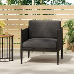 Dawson - Club Chair - Dark Gray