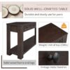 Hearth & Haven Clara - Console Table With Storage Drawers And Bottom Shelf - Espresso - Image 2