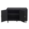 2 Door, 3 Drawer Cabinet, Suitable For Bedroom - Black - Image 13