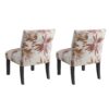 Verma - Floral Accent Chair - Red - Image 4
