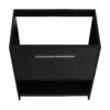 30 Inches Modern Freestanding Bathroom Vanity With 2 Doors (Excluding Sink) - Dark Oak - Image 18