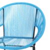 Modern Nusa Chair Outdoor Seating Woven Rope - Blue - Image 13