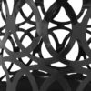 Delight - Powder Coated Iron End Table, (Set of 2) - Black - Image 8