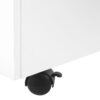File Cabinet, Rolling Mobile, Storage Drawers, Printer Stand, Office, Cement Contemporary & Modern - White - Image 8