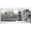 Astro Series - Metal Wall Mounted Base Door Storage Cabinet - Metallic Gray - Image 11