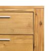 6 Drawer Dresser - Natural Wood / Brown - Image 8