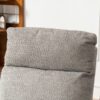 Accent Rocking Chair With Footrest, High Back Rubber Wood Rocking Legs Bedroom Living Space - Gray - Image 8