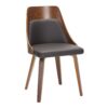 Anabelle - Mid-Century Modern Dining / Chair (Set of 2) - Walnut / Brown - Image 2