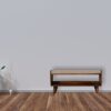 Nordic Storage Bench - Chestnut / Mud Linen - Image 11