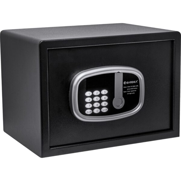 0 58 Cu Ft Compact Hotel Safe - Black