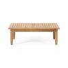 Aston - 2 Piece Wood Outdoor Patio Conversation Seating Set With Gray Cushions - Teak Brown - Image 8