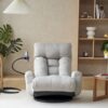 Adjustable Head And Waist Game Chair, Lounge Chair 360 Degree Rotatable - Gray - Image 23