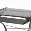 Vincent - Computer Desk - Pewter - Image 2