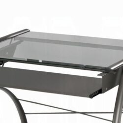 Vincent - Computer Desk - Pewter