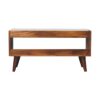Boucle Nordic Storage Bench - Chestnut - Image 10