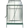 6.3'x4.2'x7' Polycarbonate Greenhouse, Heavy Duty Outdoor Aluminum Walk-In Green House Kit With Rain Gutter, Vent And Door For Backyard Garden - Green - Image 6
