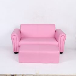 Kids Club Chair Sofa / Sectional And Ottoman - Pink