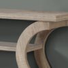 Accent Console Table For Entryway, Contemporary Stylish - Taupe - Image 2