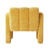 31.10" Wide Boucle Upholstered Accent Chair - Yellow - Image 7