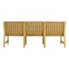 1 Piece Indoor / Outdoor 3 Seater Sofa, UV Resistant, Waterproof And Durable - Brick Yellow - Image 8