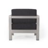 Aviara - Luxurious Outdoor Club Chair Low Profile Deep Seating - Silver - Image 10