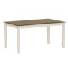Radiant - 6 Piece Dining Table Set - Brown / White - Image 4