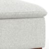 Jasmine - 3 Seater Sofa And Ottoman - Gray - Image 11